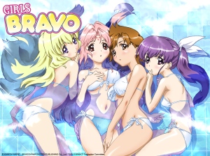 Girls Bravo Girls Girls from left to right (Risa Fukuyama, Miharu Sena Kanak, Kirie Kojima, Koyomi Hara Nanaka)